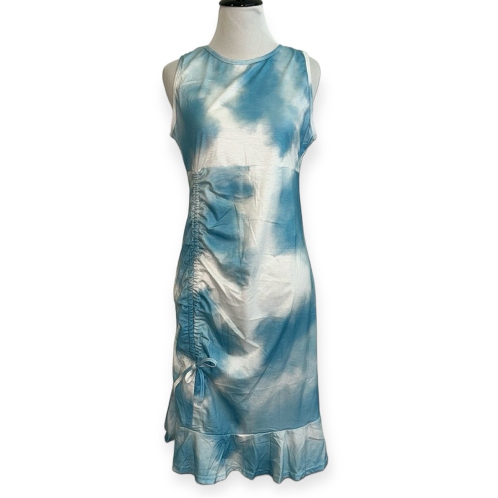 5/$30 🎈 Zaprada women’s medium tie dye ruched mini dress
